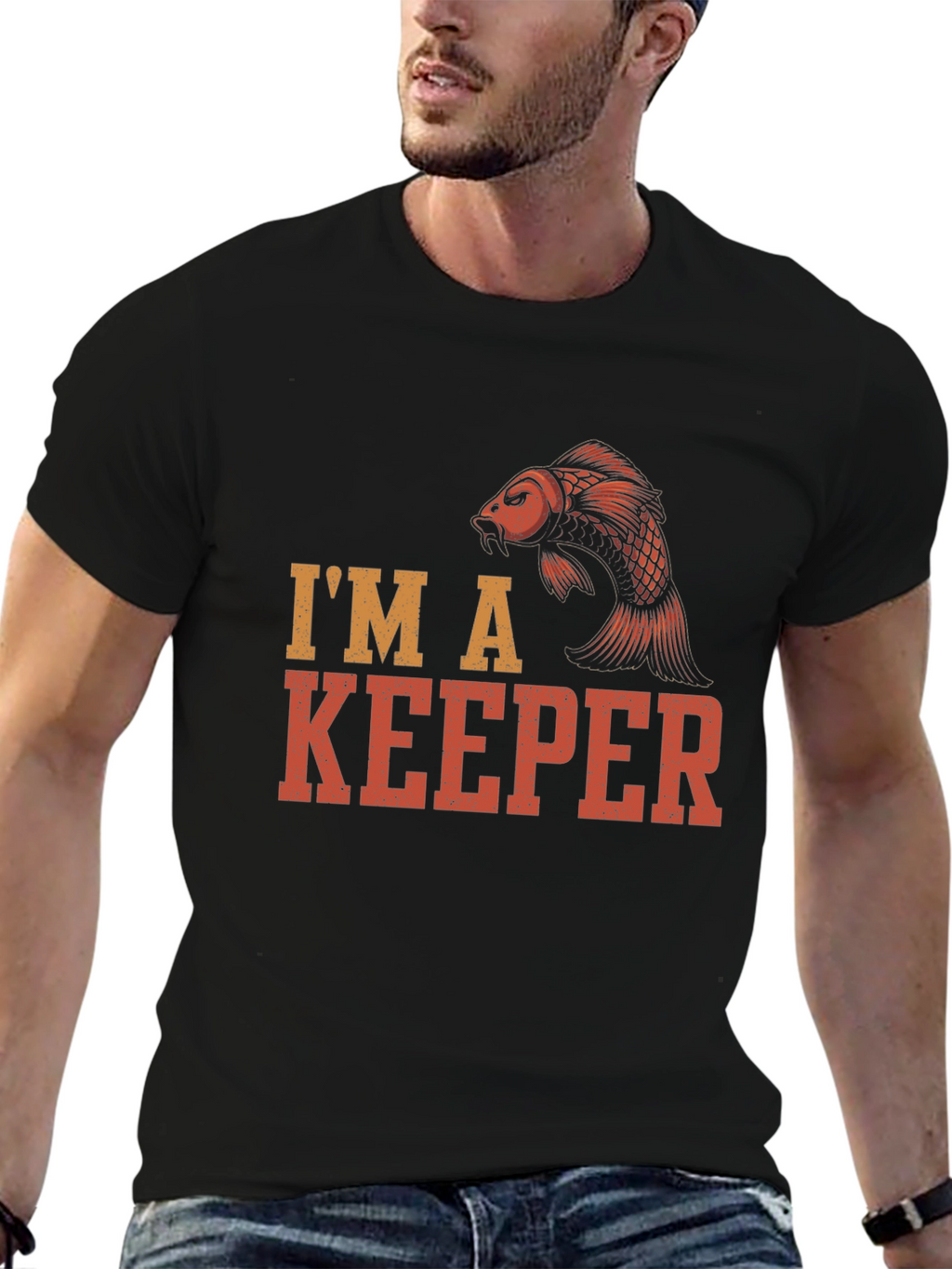 Im a Keeper Koi Fish Graphic Tee