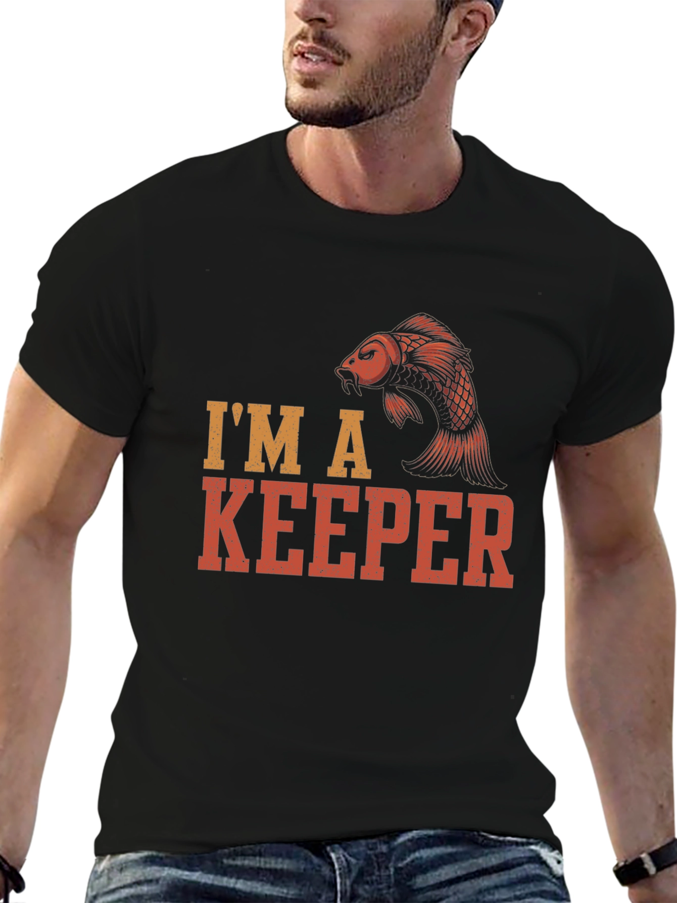 Im a Keeper Koi Fish Graphic Tee