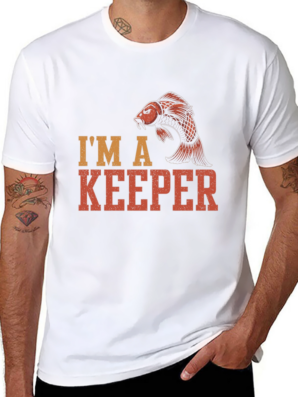 Im a Keeper Koi Fish Graphic Tee