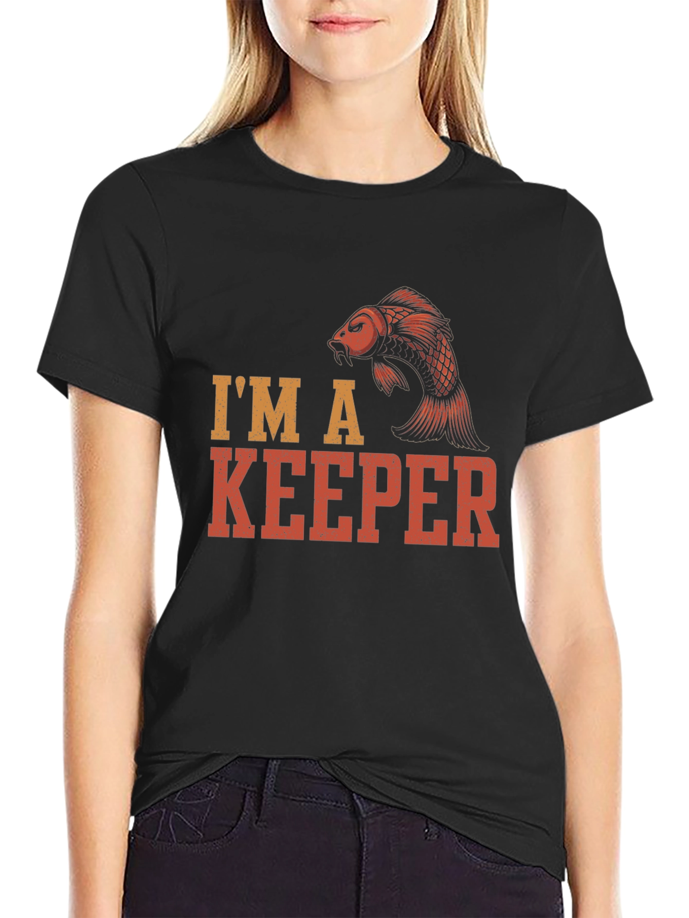 Im a Keeper Koi Fish Graphic Tee