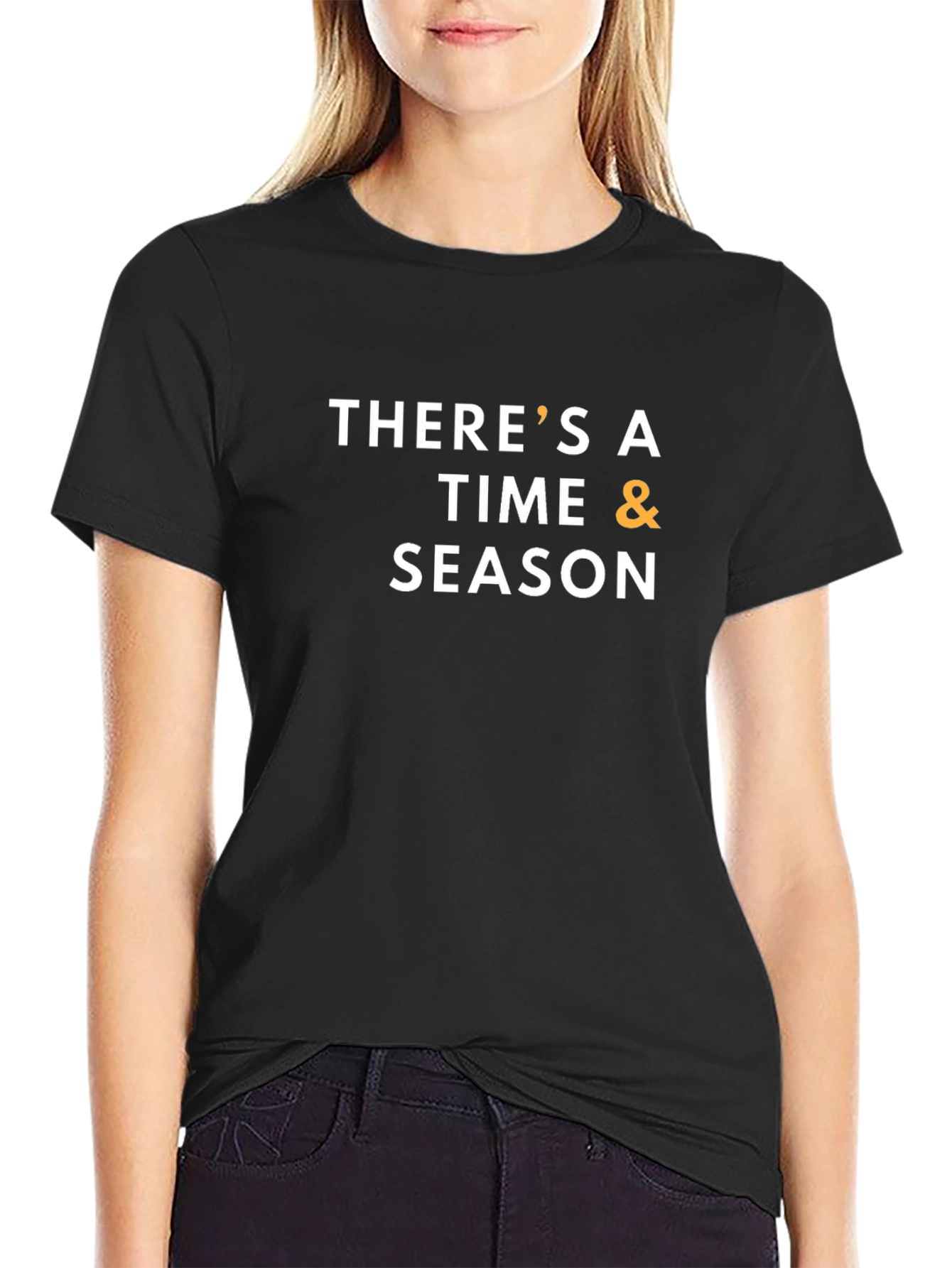 Time & Season Graphic Print Crew Neck T-Shirt