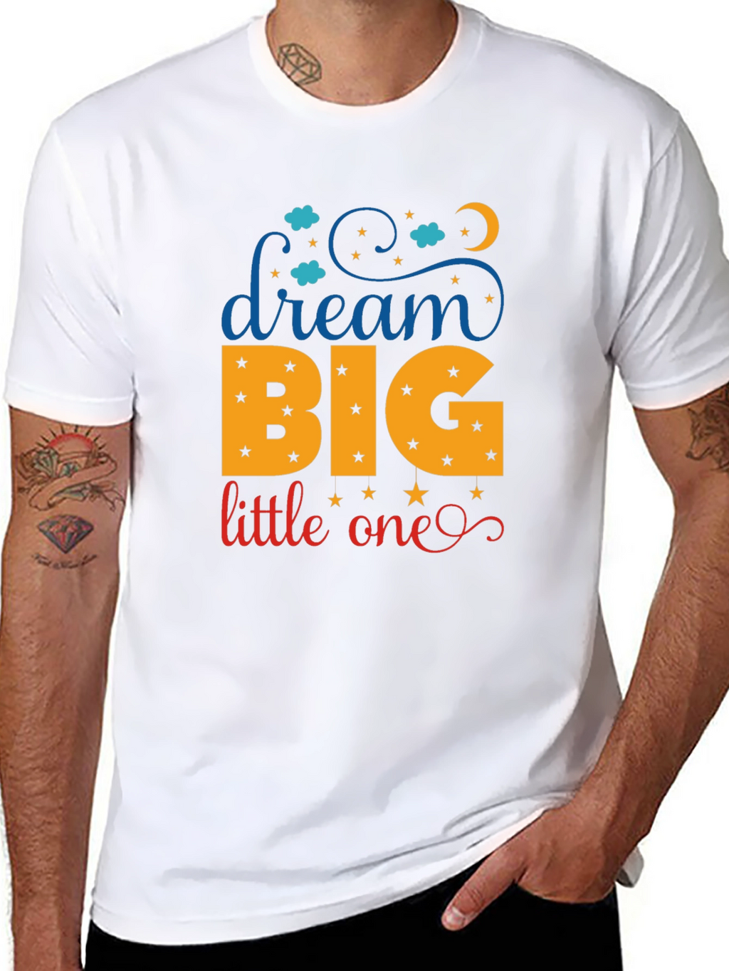 Dream Big Little One Black T-Shirt
