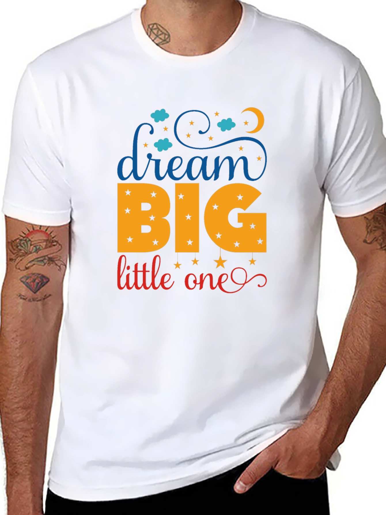 Dream Big Little One Black T-Shirt