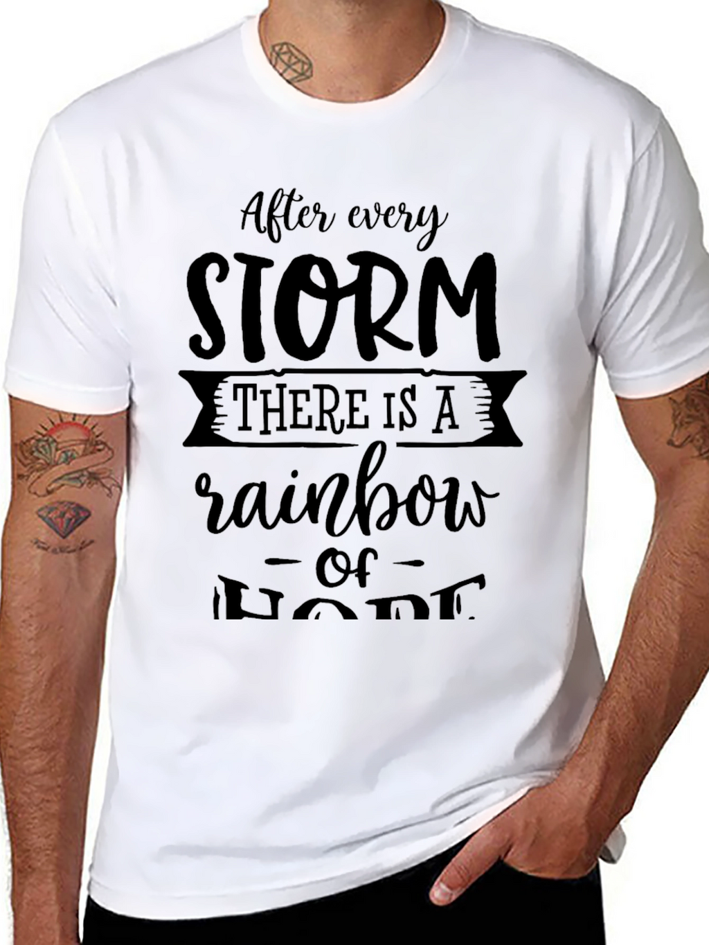 Inspirational Storm Rainbow T-Shirt