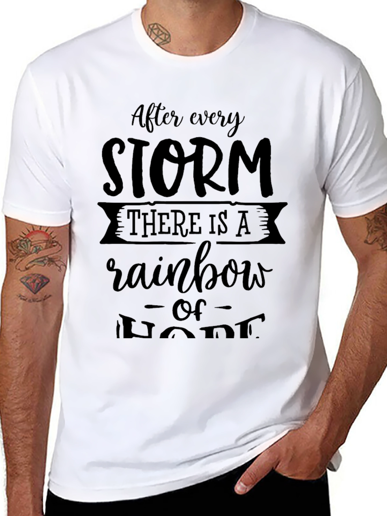 Inspirational Storm Rainbow T-Shirt