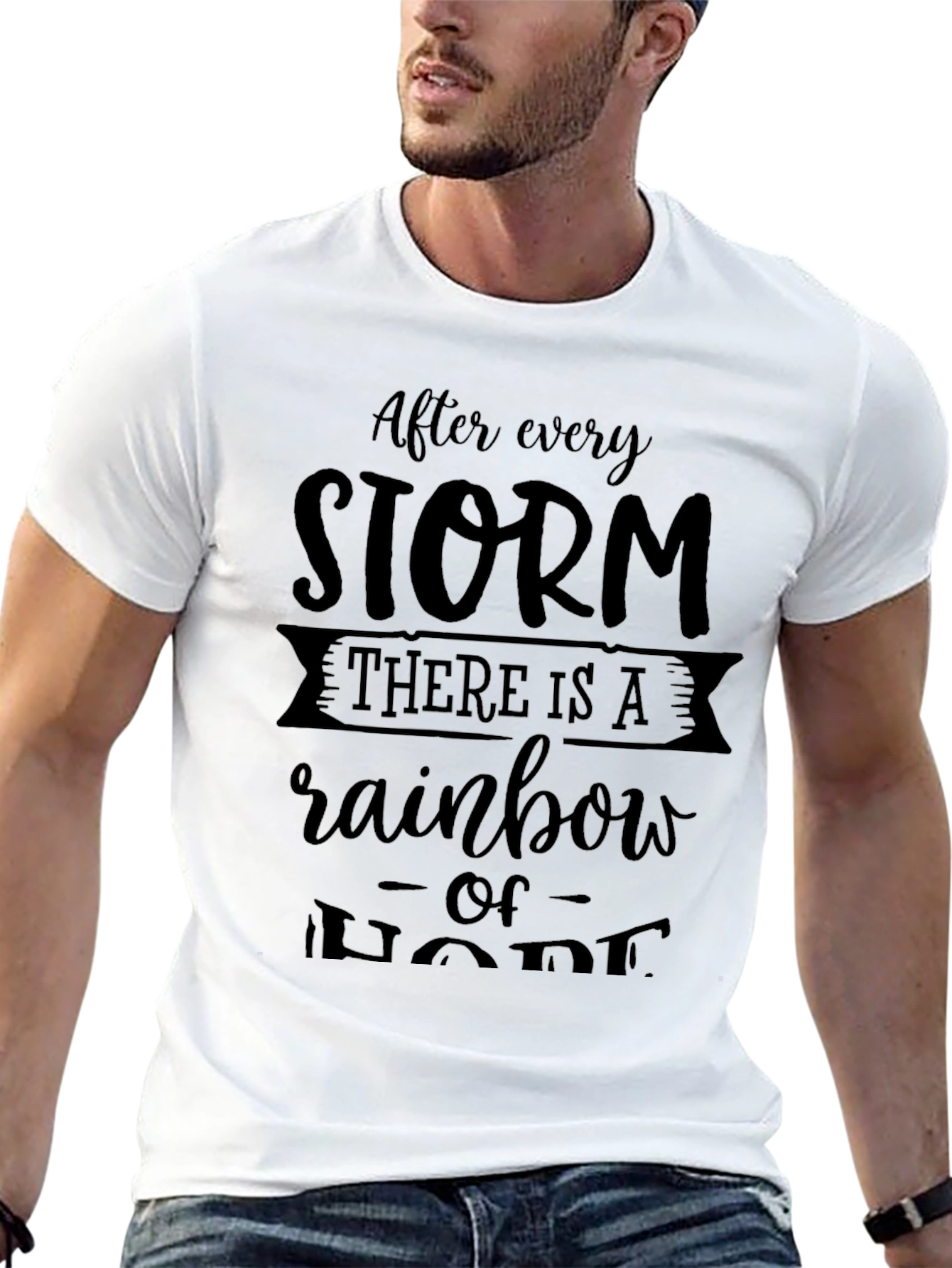 Inspirational Storm Rainbow T-Shirt