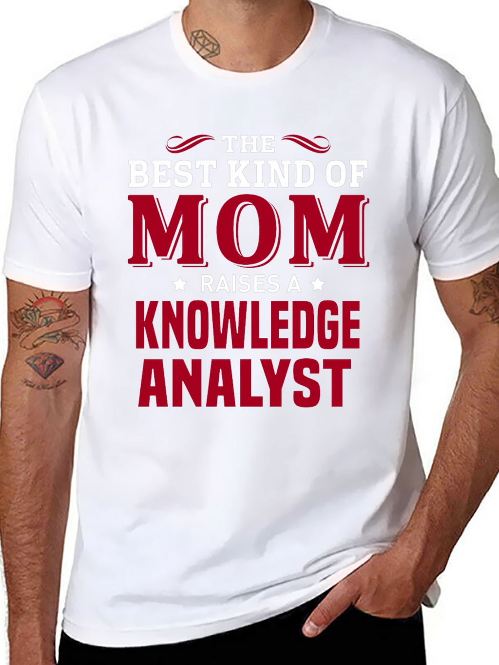 Best Kind of Mom Knowledge Analyst T-Shirt