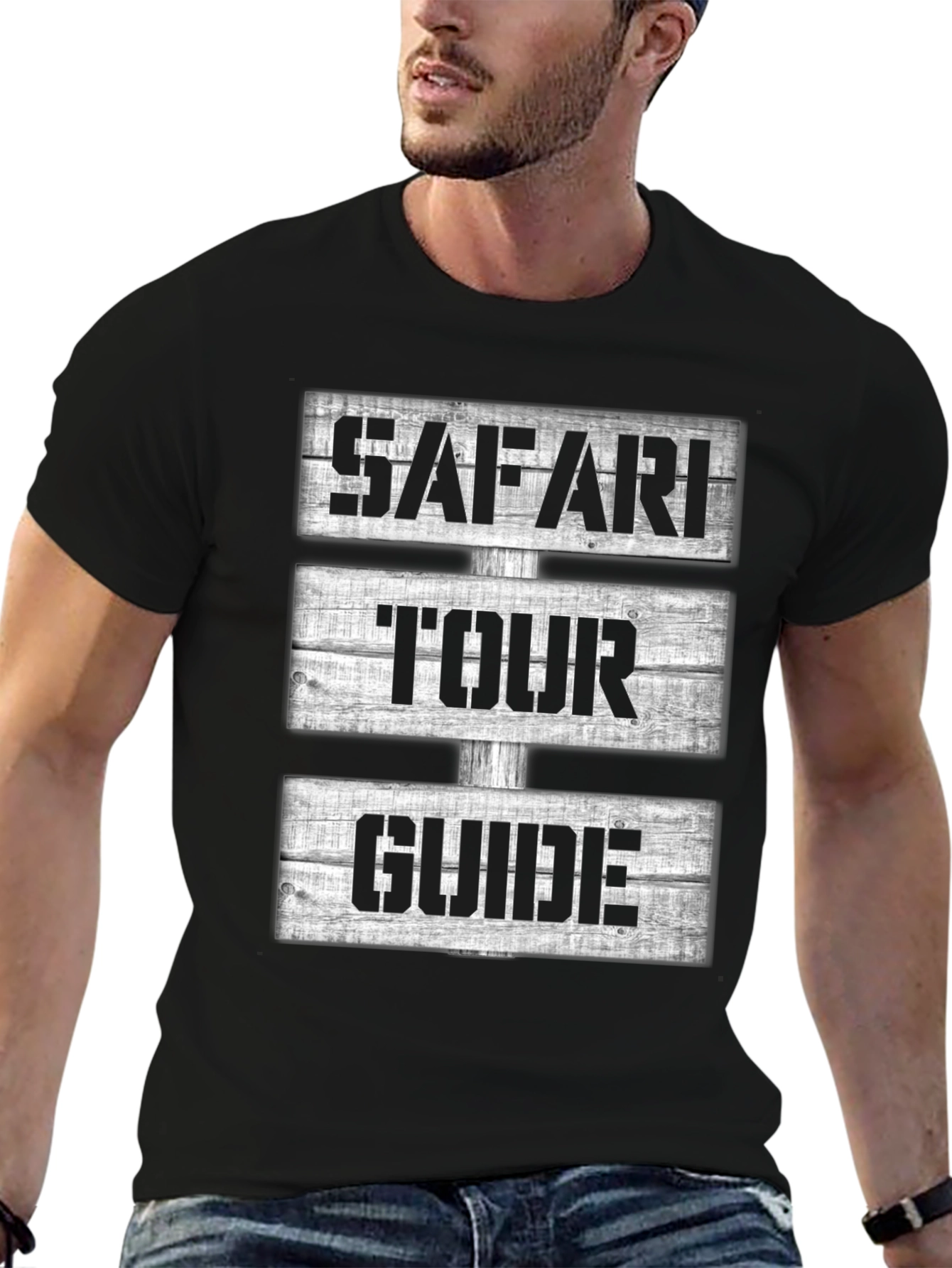 Safari Tour Guide T-Shirt: Unique Design