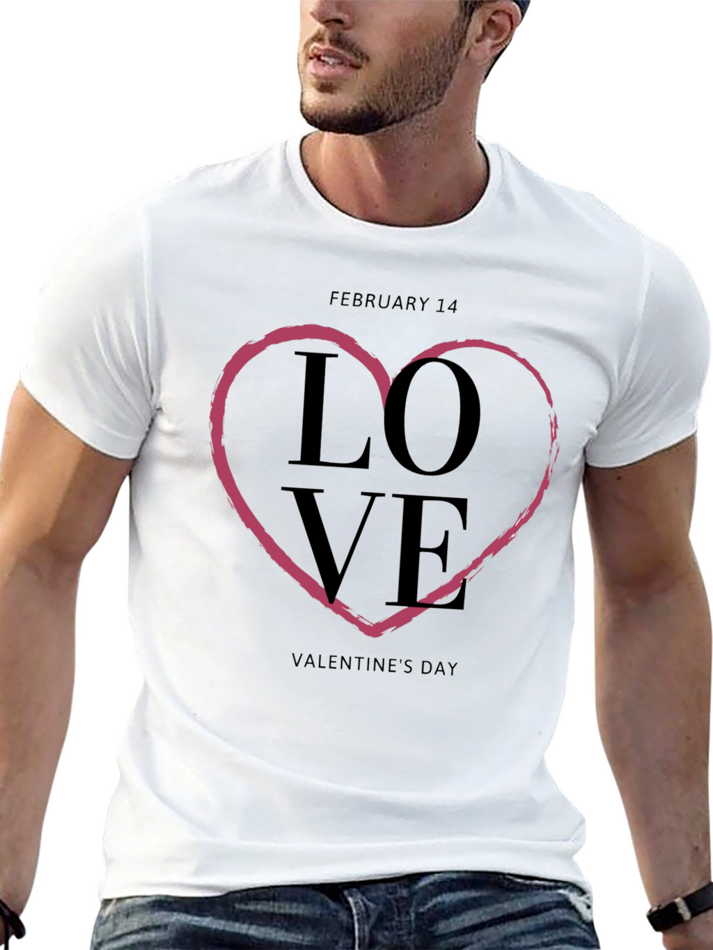 Love Valentines Day Heart T-Shirt
