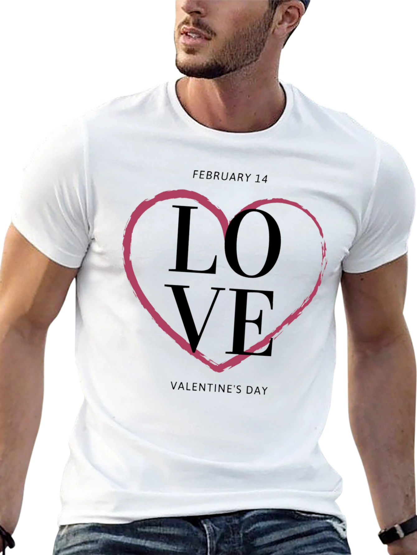 Love Valentines Day Heart T-Shirt