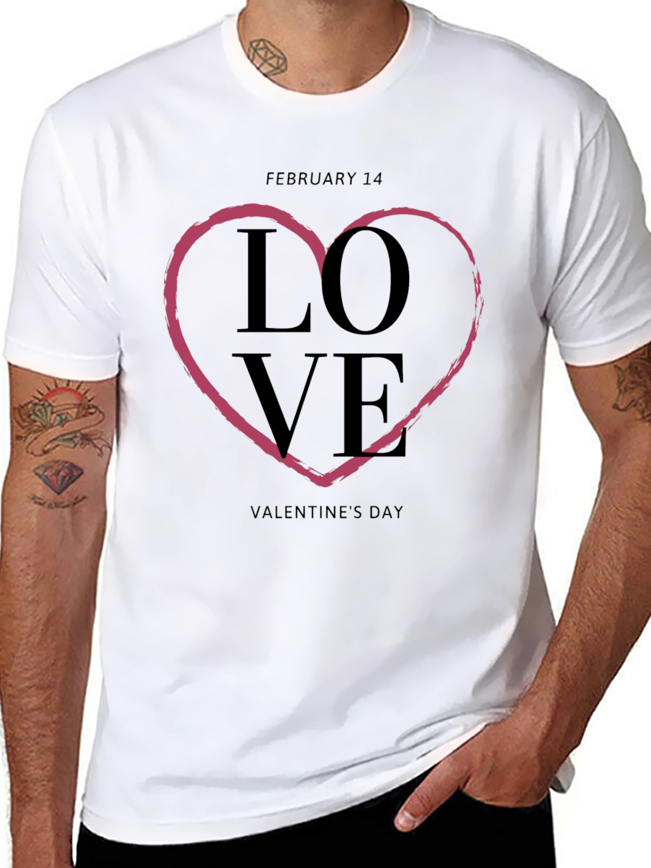 Love Valentines Day Heart T-Shirt