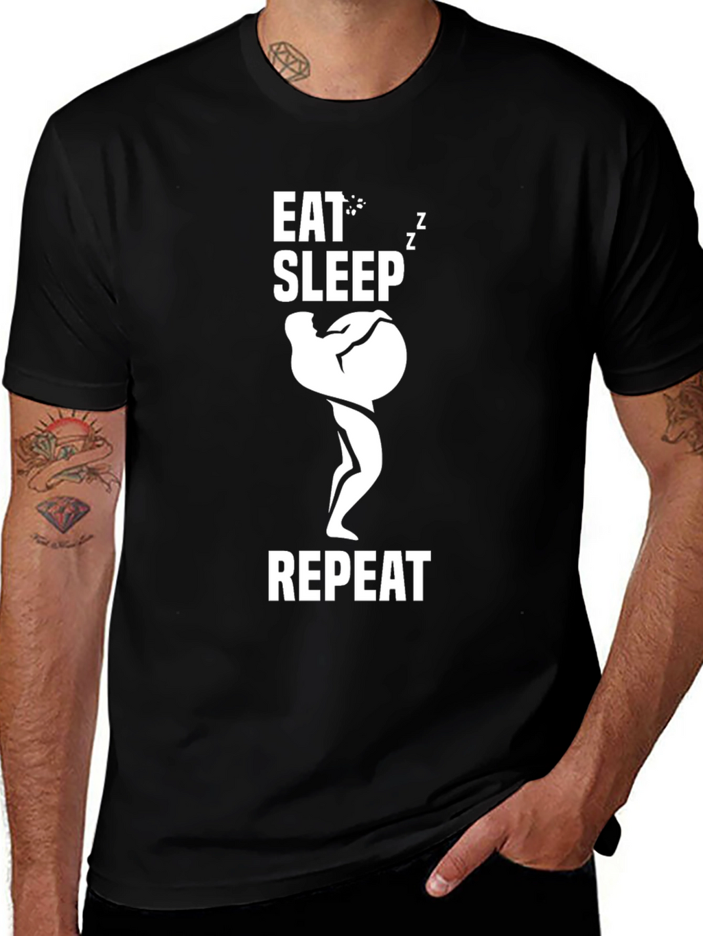 Eat Sleep Workout Repeat T-Shirt