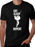Eat Sleep Workout Repeat T-Shirt