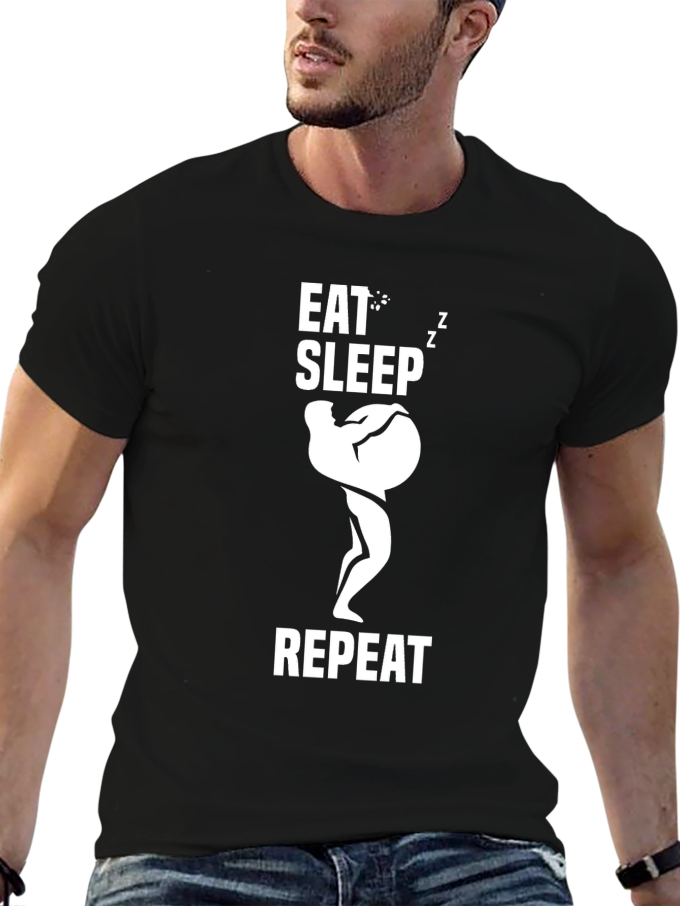 Eat Sleep Workout Repeat T-Shirt