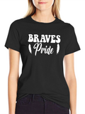 Braves Pride Graphic T-Shirt Black