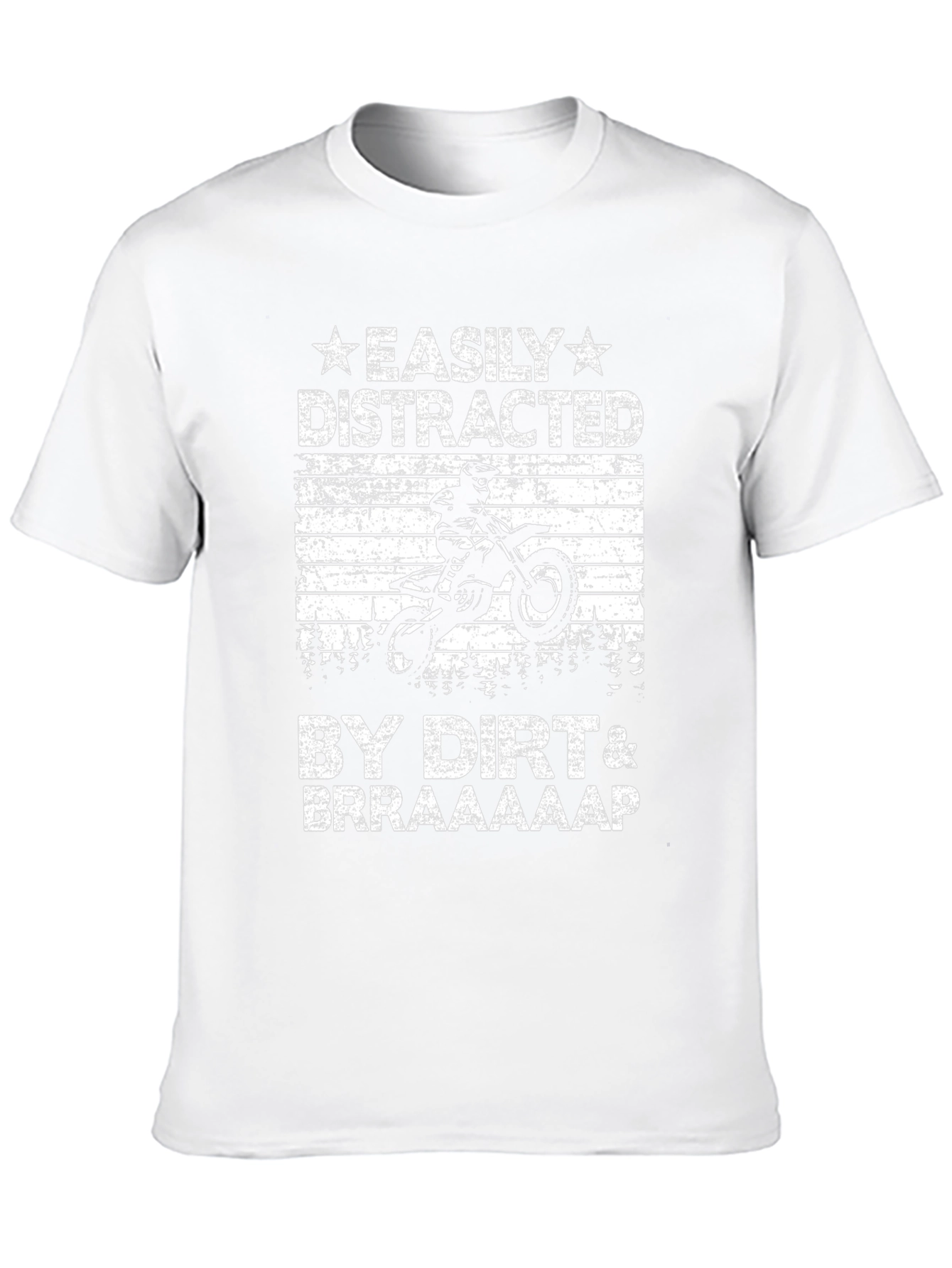 Easily Distracted By Dirt Bike Graphic Tee