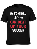 Funny Football Mom Graphic T-Shirt