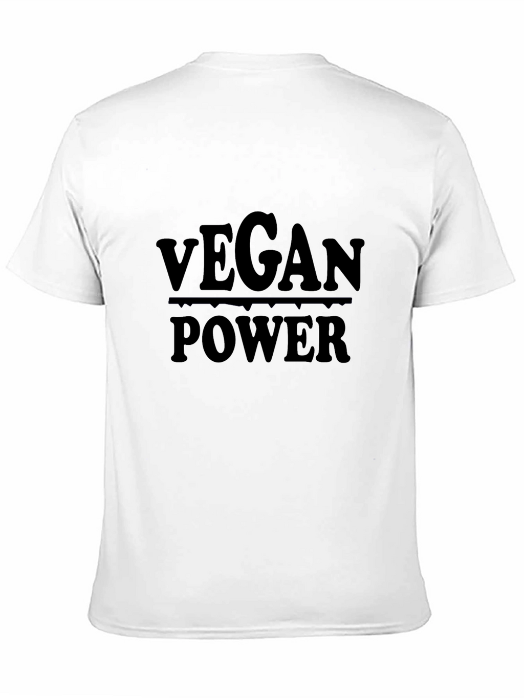 Vegan Power Graphic Tee - Black