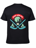 Just Add Ice Hockey Graphic T-Shirt