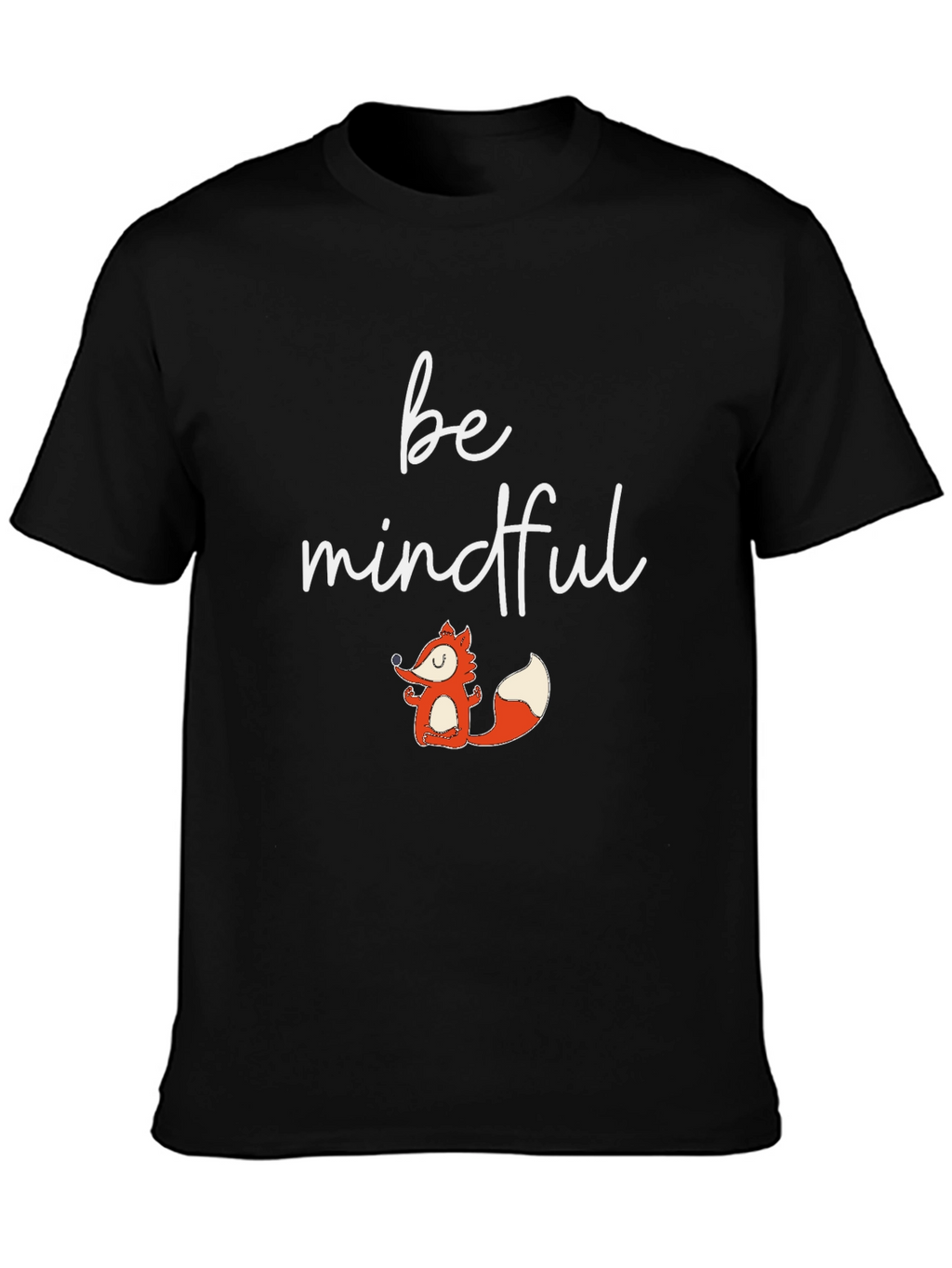Be Mindful Fox Graphic T-Shirt