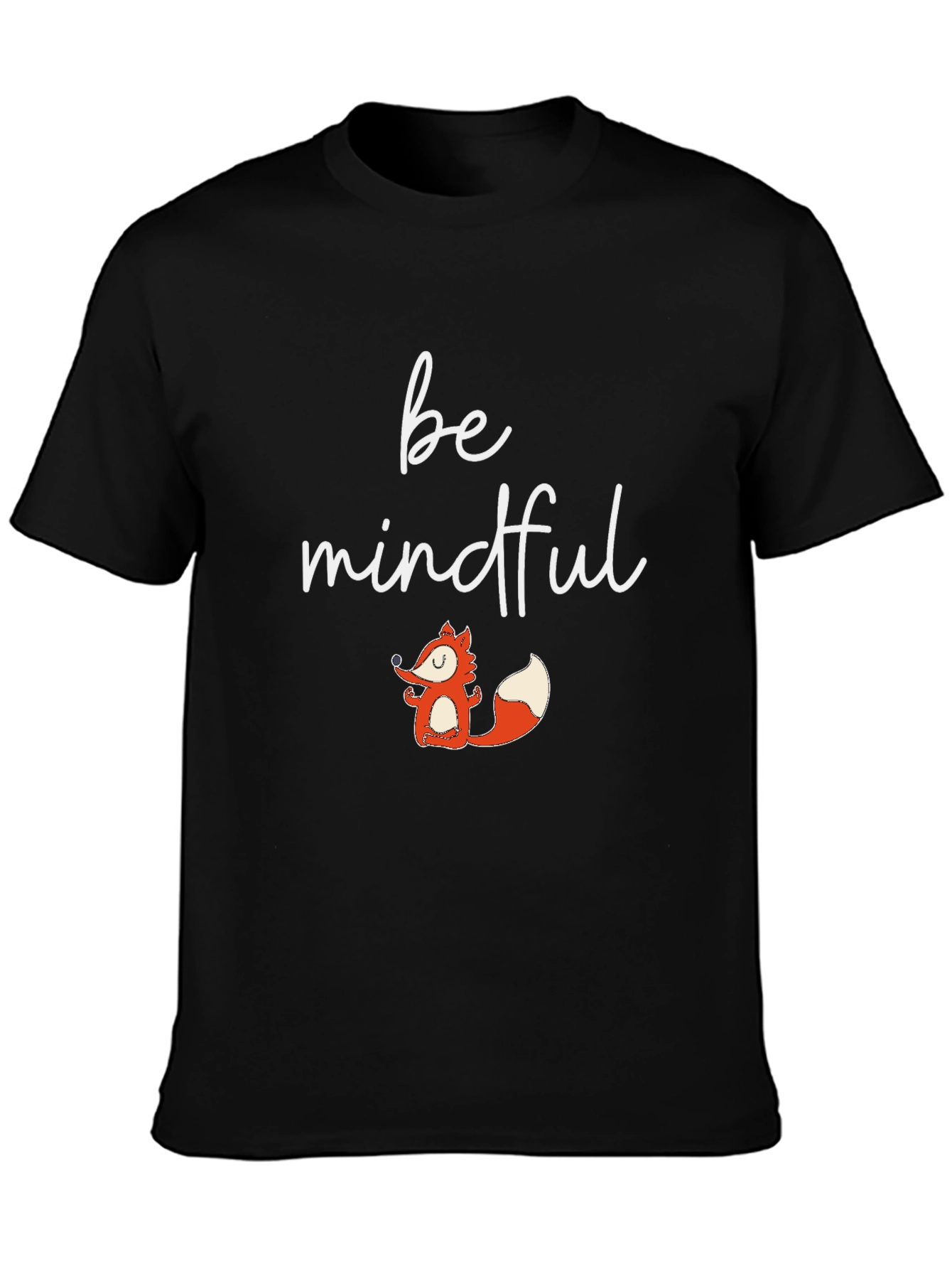Be Mindful Fox Graphic T-Shirt