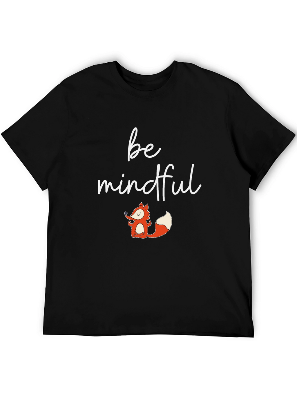 Be Mindful Fox Graphic T-Shirt