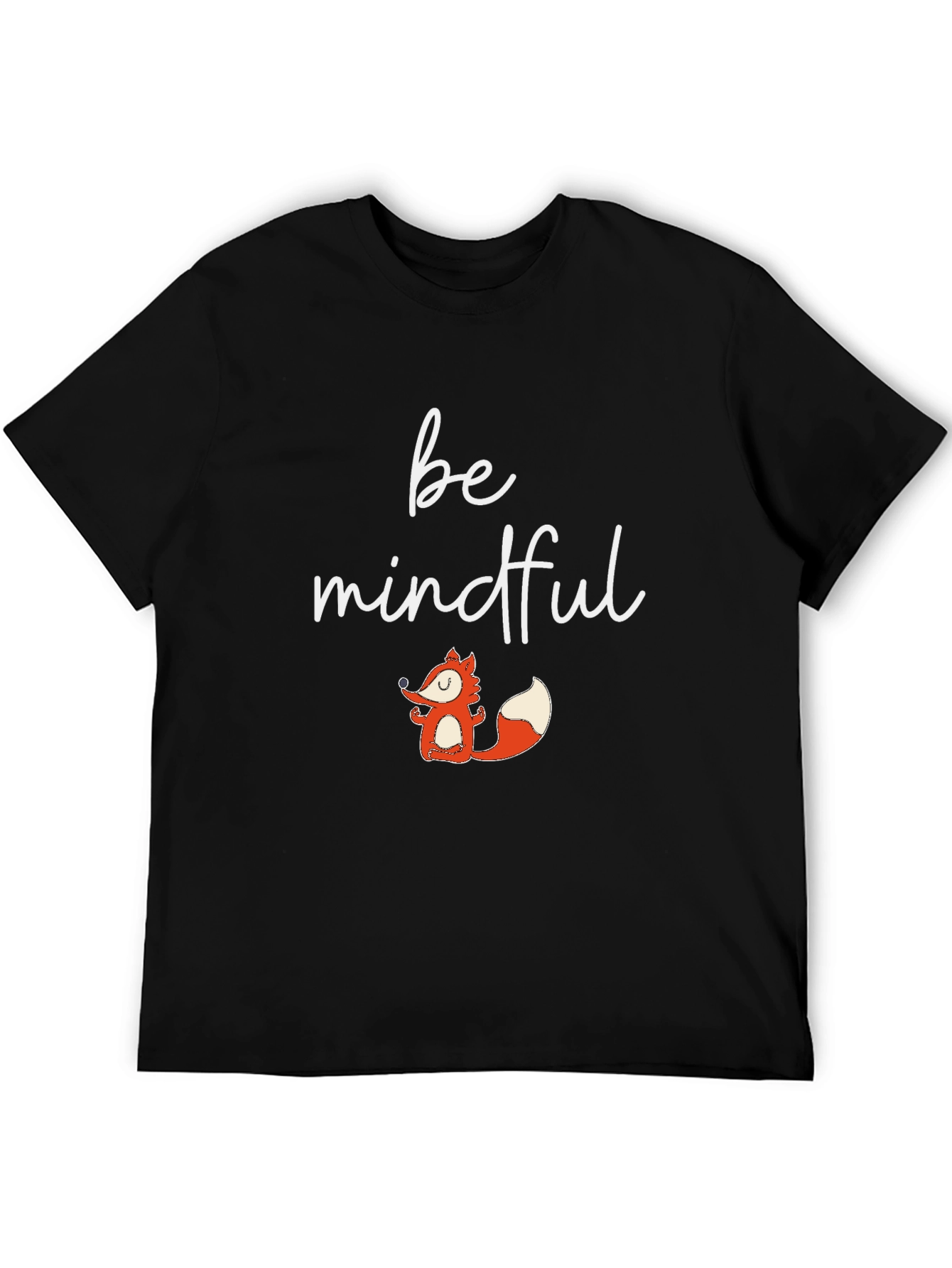 Be Mindful Fox Graphic T-Shirt