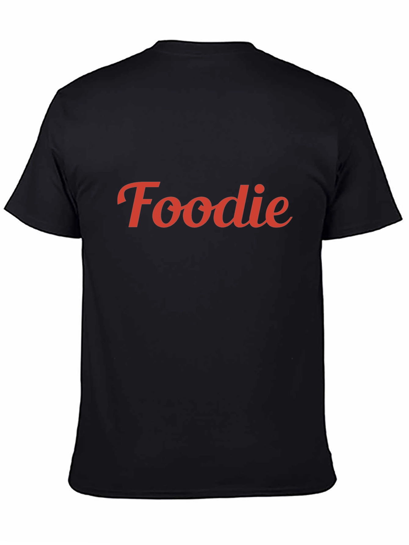 Foodie Black T-Shirt - Stylish & Comfortable