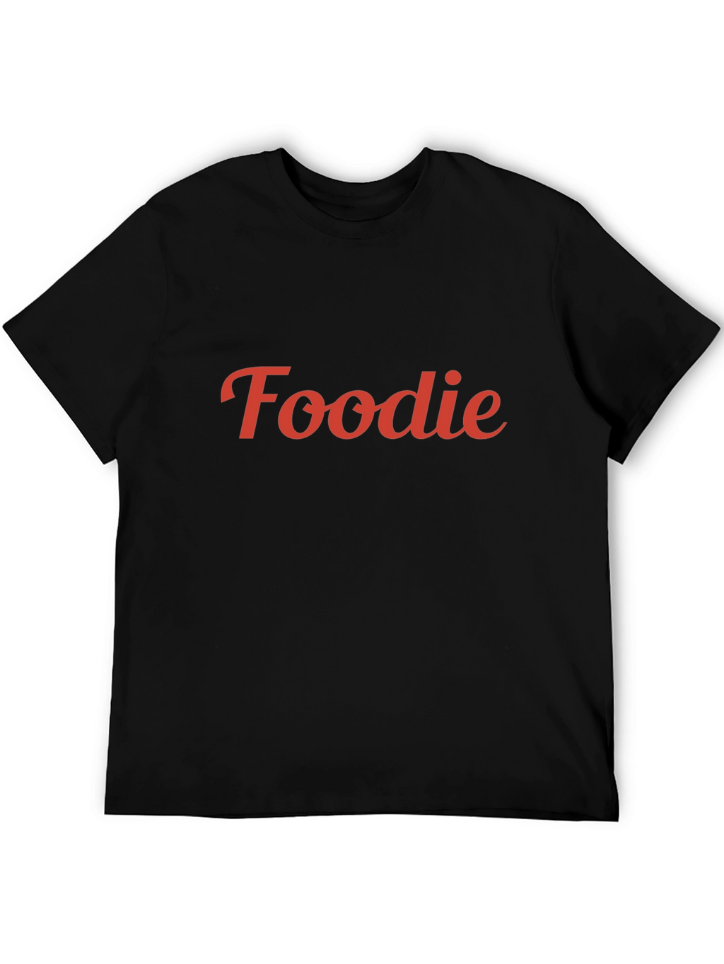 Foodie Black T-Shirt - Stylish & Comfortable