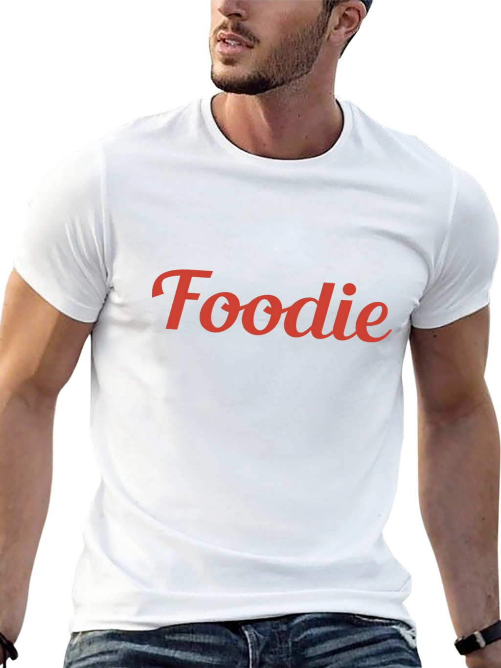 Foodie Black T-Shirt - Stylish & Comfortable