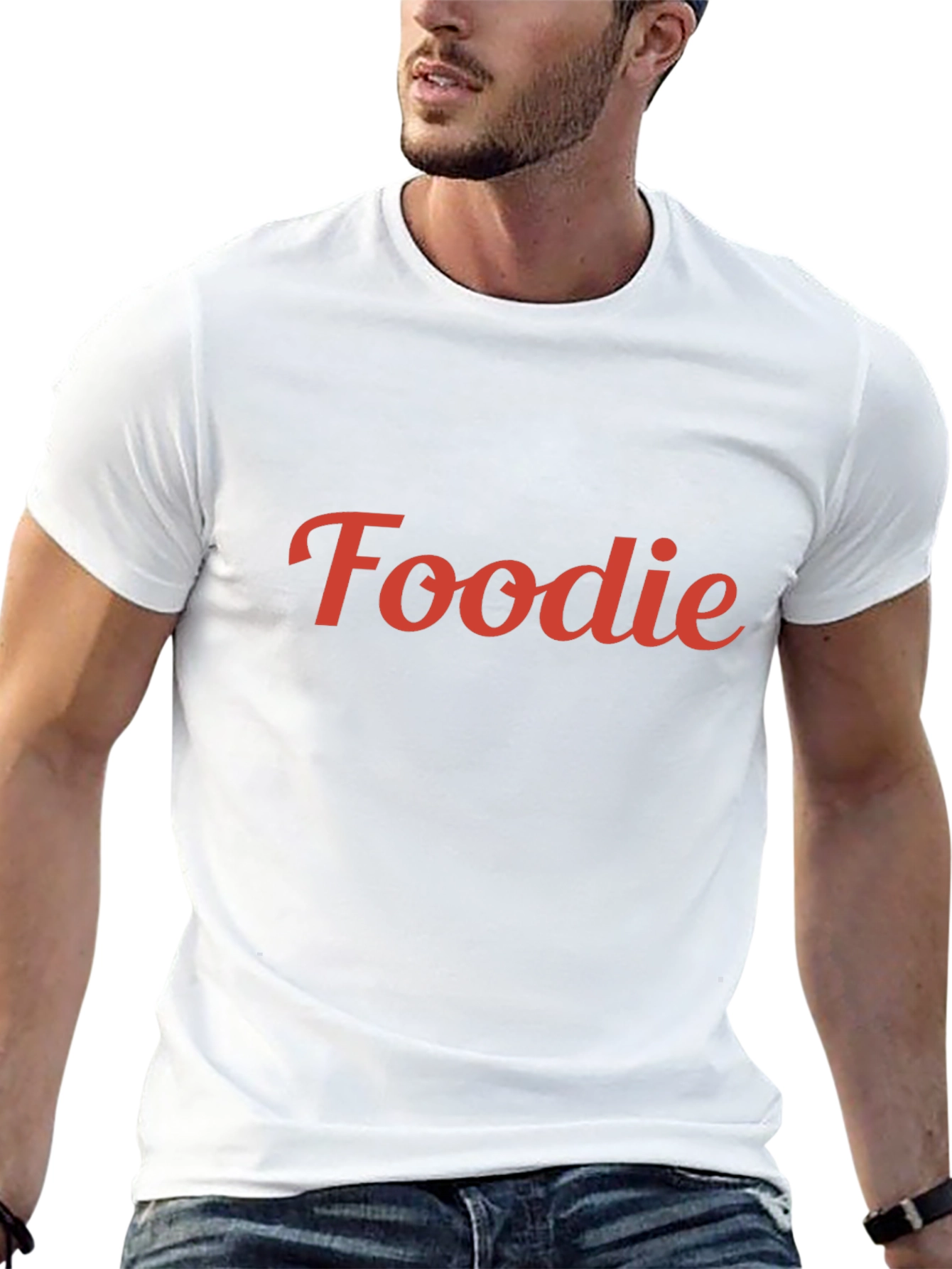 Foodie Black T-Shirt - Stylish & Comfortable