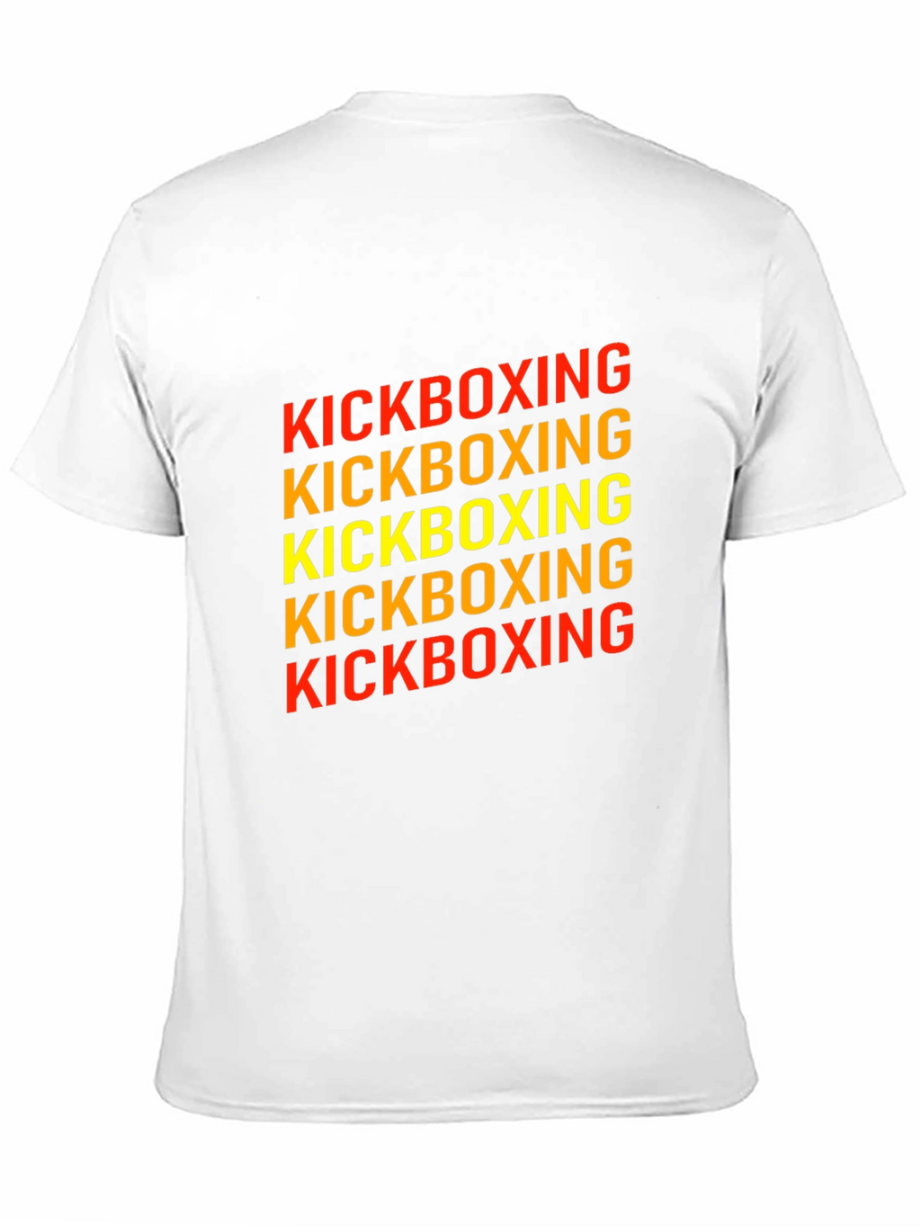 Kickboxing Graphic Print Tee - Black