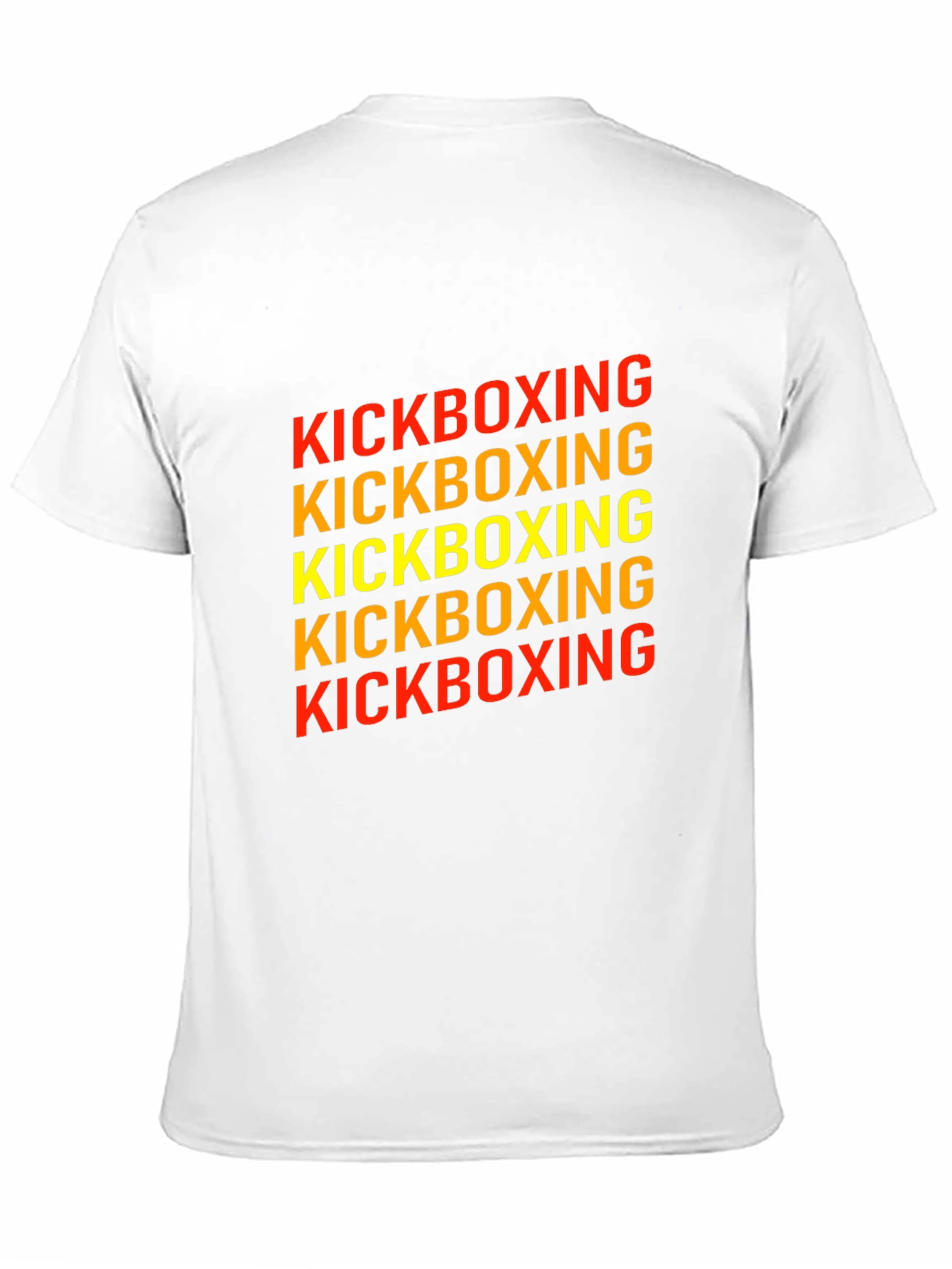 Kickboxing Graphic Print Tee - Black