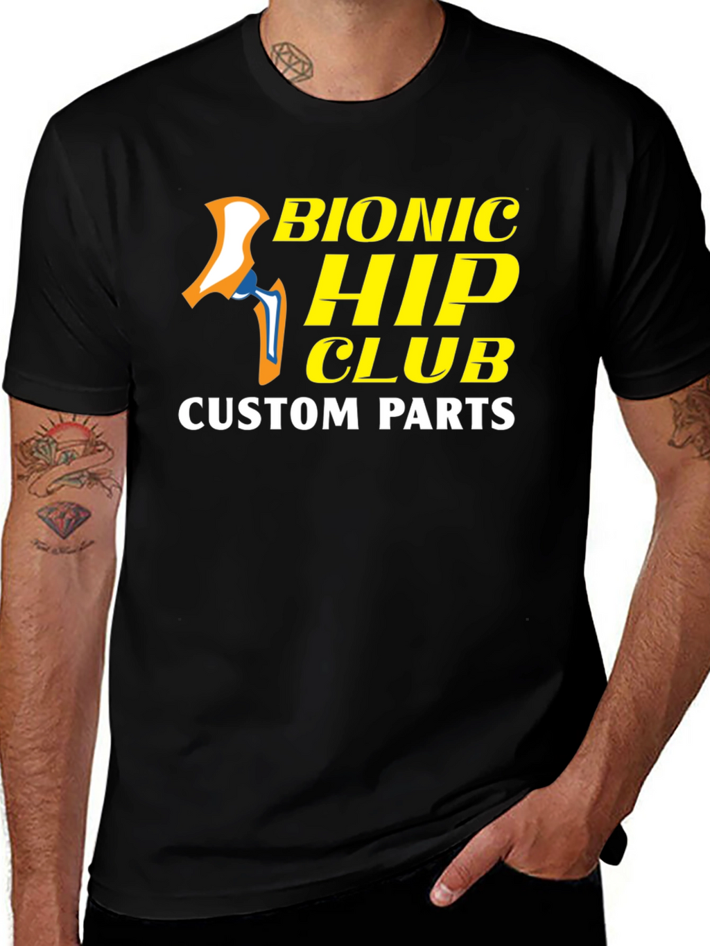 Bionic Hip Club Custom Parts T-Shirt