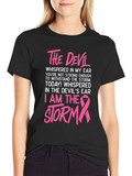 The Devil Whispered Graphic T-Shirt