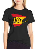 La Vuelta Spain T-Shirt - Black Cotton Tee