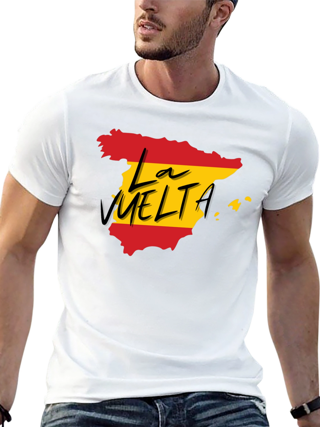 La Vuelta Spain T-Shirt - Black Cotton Tee