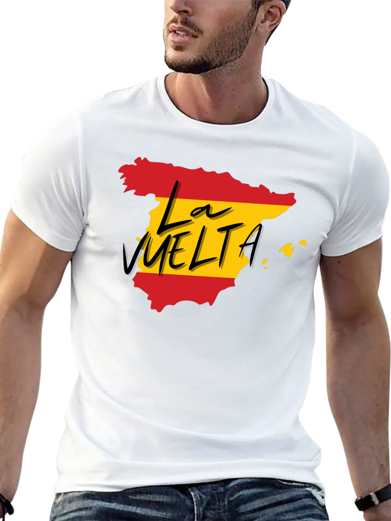 La Vuelta Spain T-Shirt - Black Cotton Tee