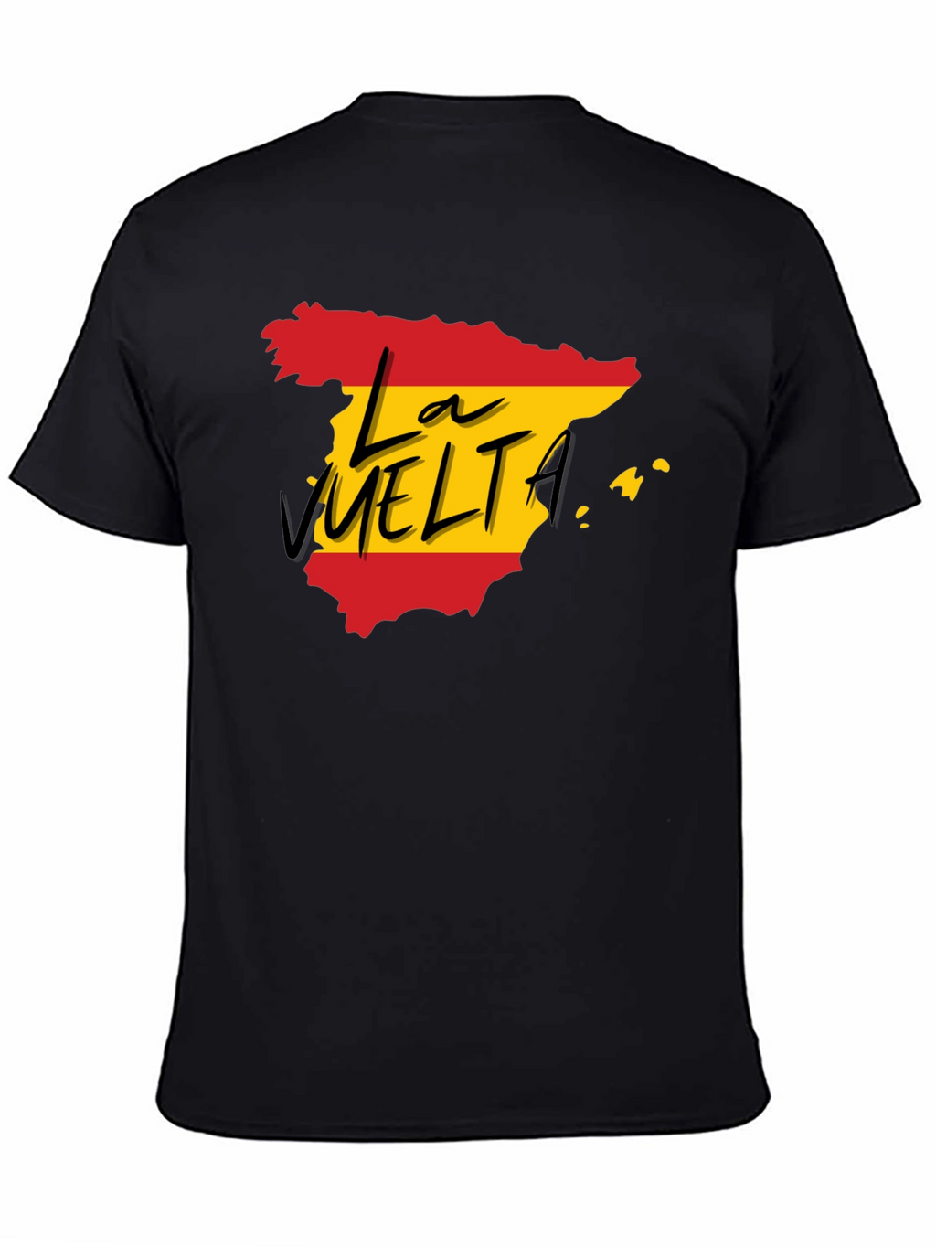 La Vuelta Spain T-Shirt - Black Cotton Tee
