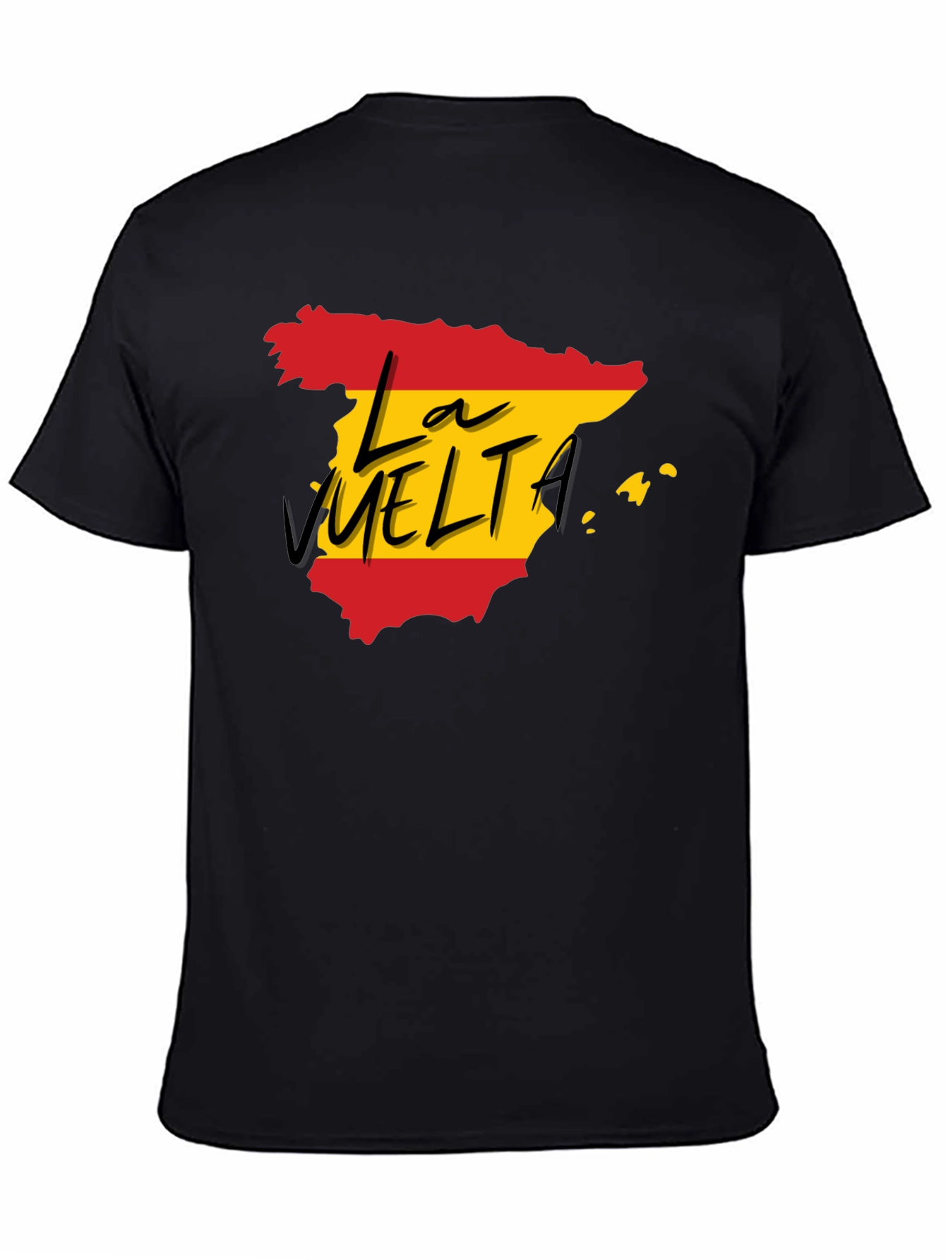 La Vuelta Spain T-Shirt - Black Cotton Tee
