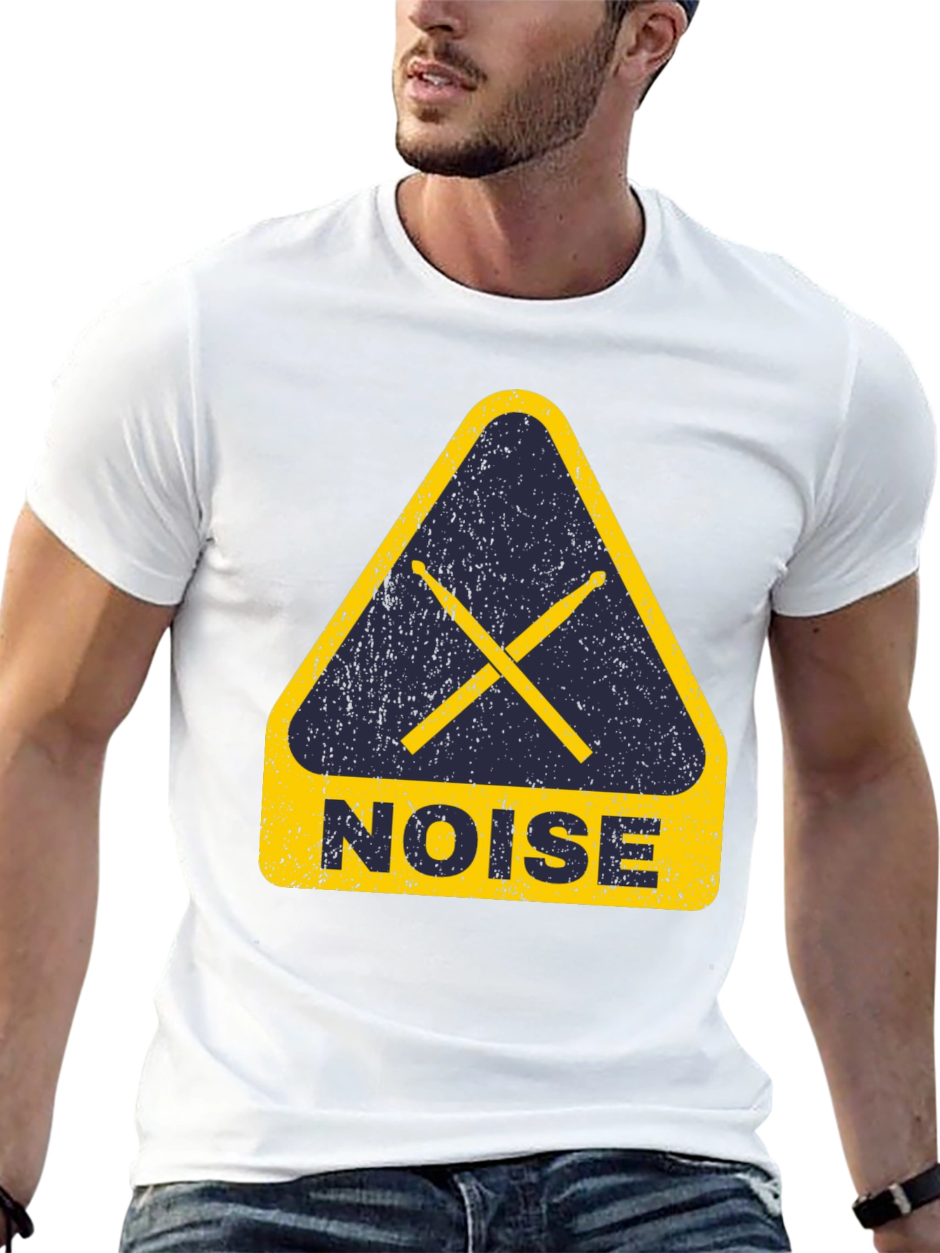 Noise Drum Sticks T-Shirt - Music Band Tee
