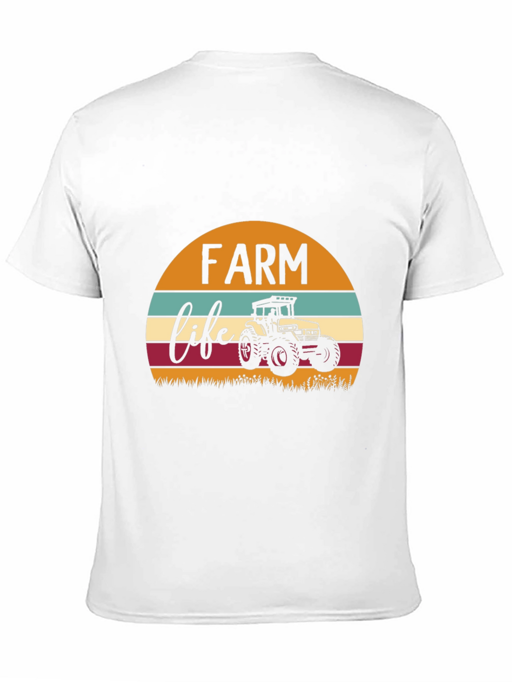 Farm Life Tractor Graphic Tee - Black