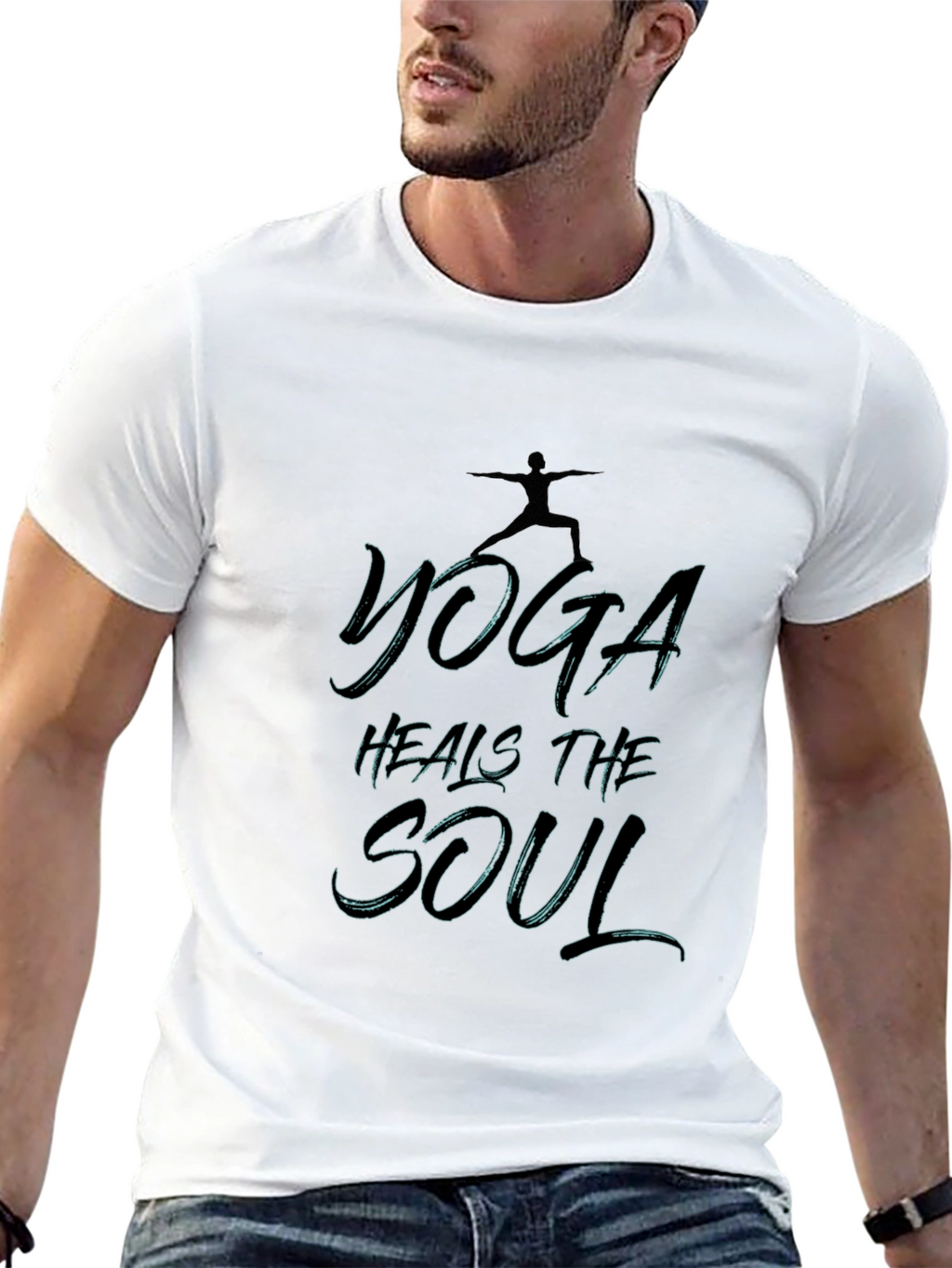 Yoga Heals the Soul Graphic Tee