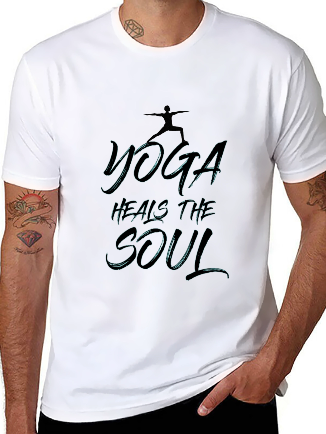 Yoga Heals the Soul Graphic Tee
