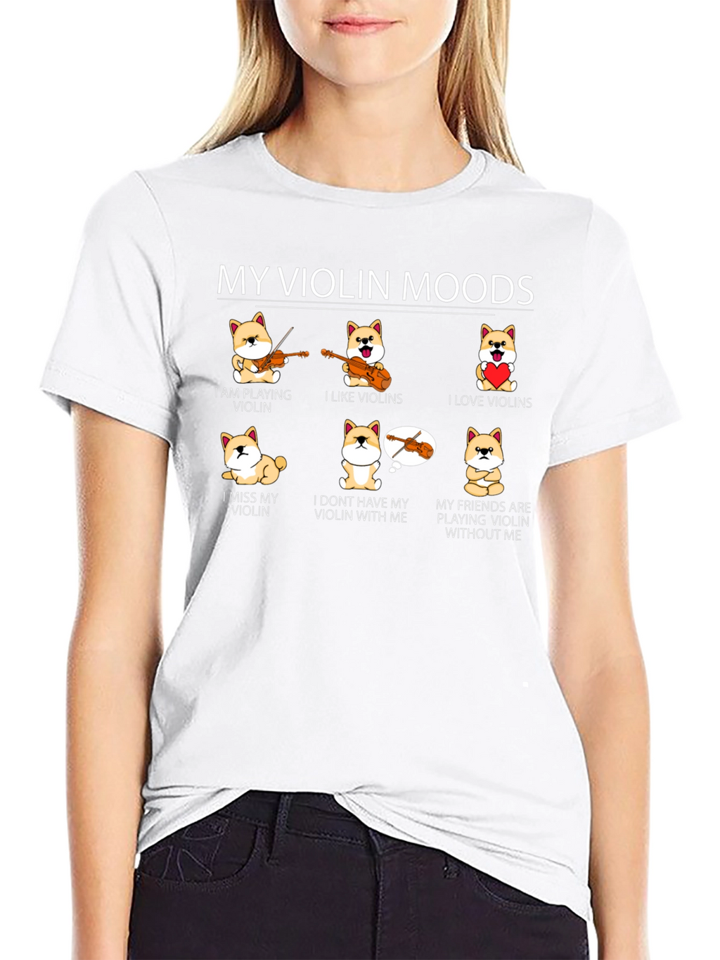 My Violin Moods Graphic Tee
