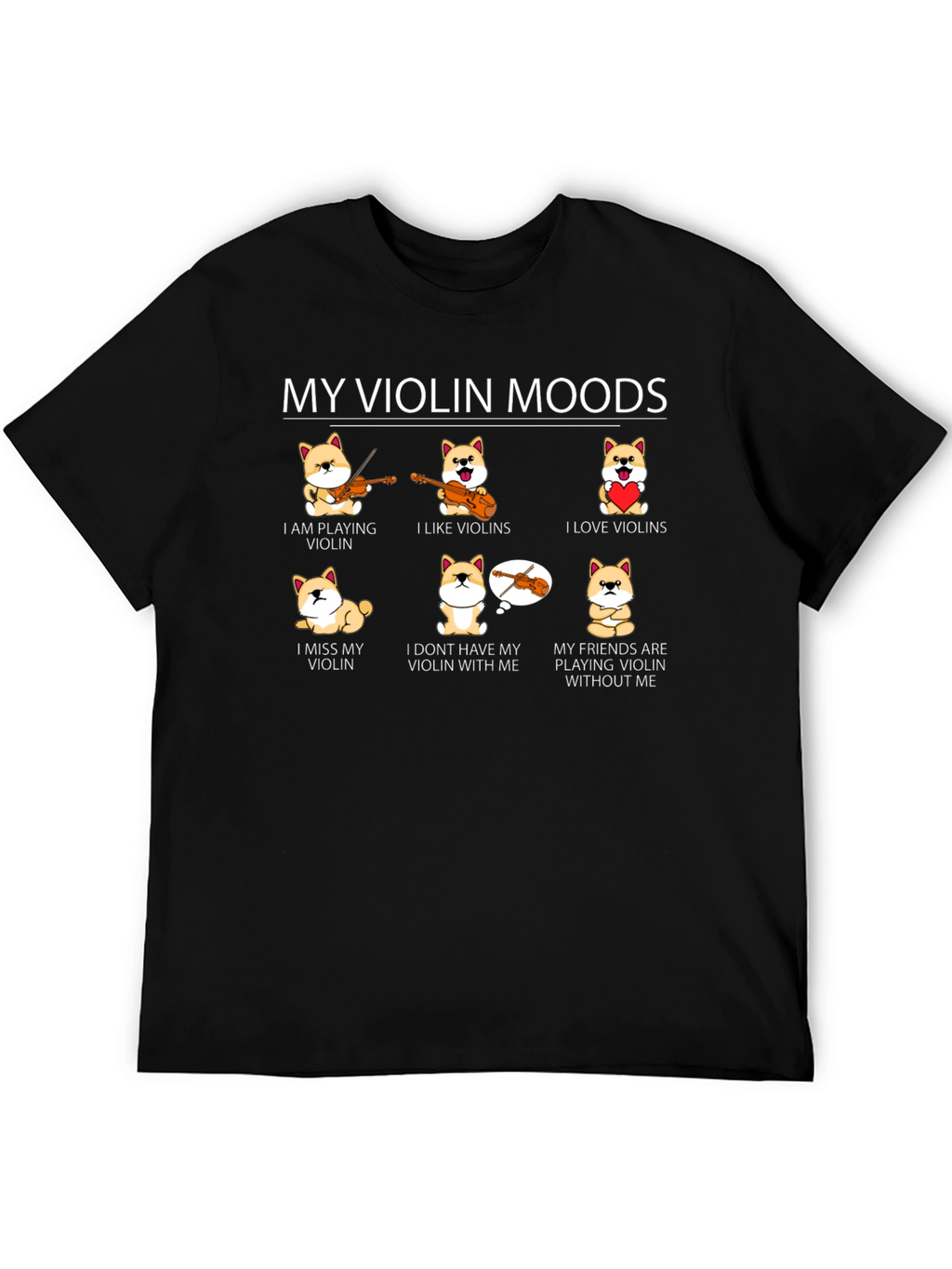 My Violin Moods Graphic Tee