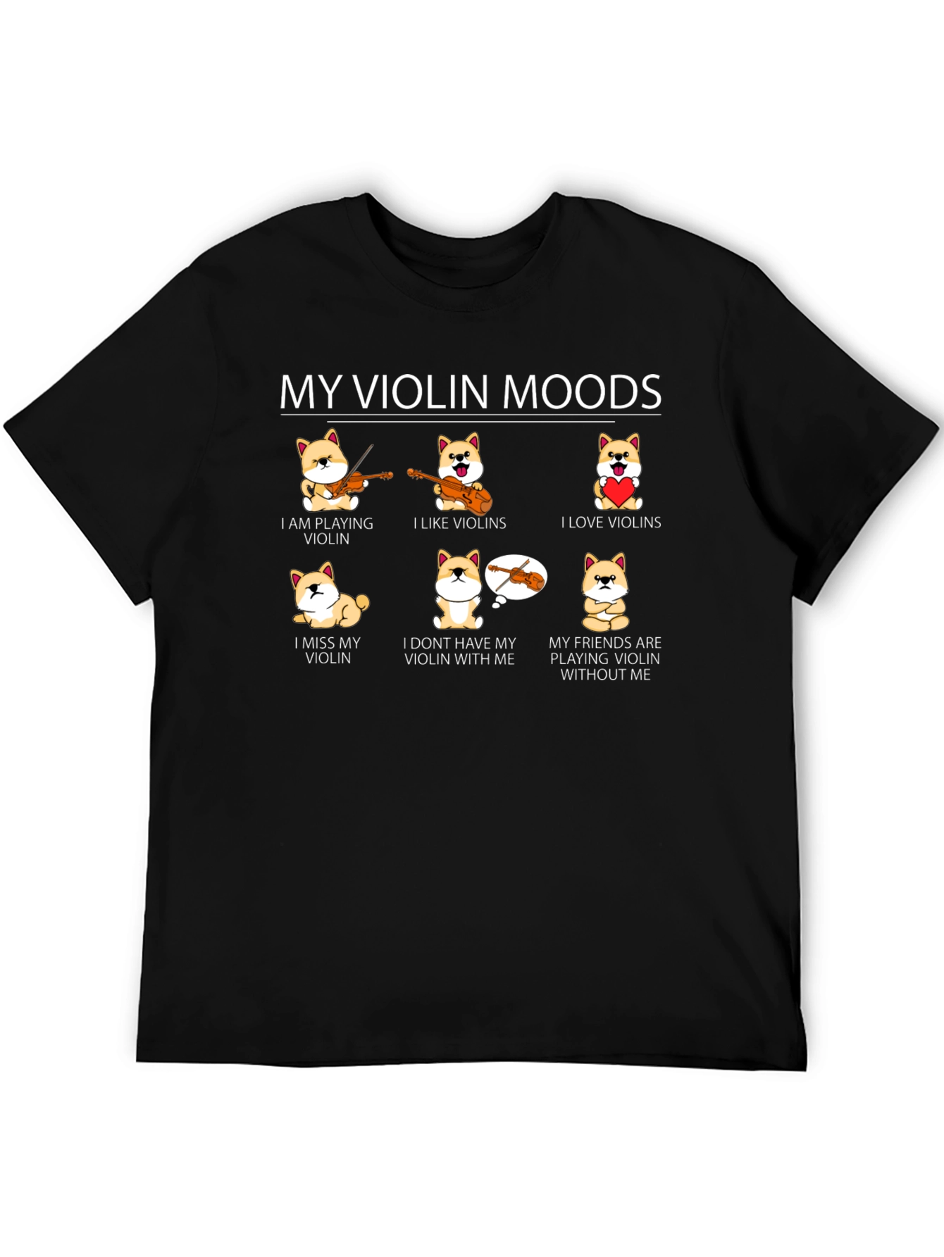 My Violin Moods Graphic Tee