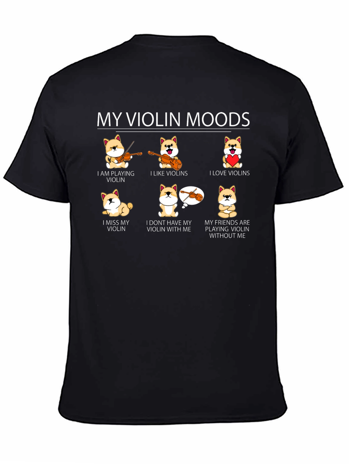 My Violin Moods Graphic Tee