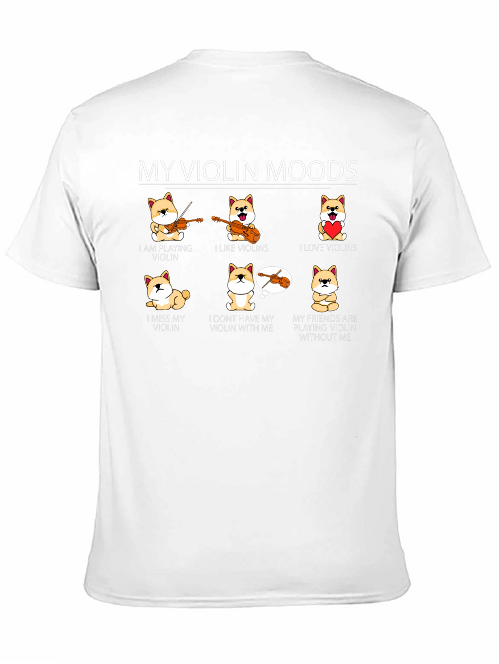 My Violin Moods Graphic Tee