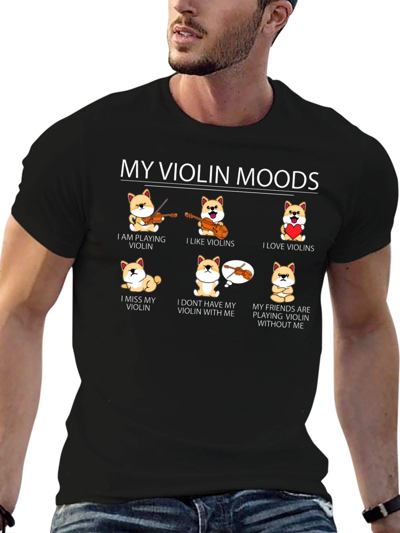 My Violin Moods Graphic Tee